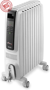 De'Longhi Dragon 4 TRD41500ET Oil Heater 1500W, 7 Fin, Timer, LED, White - Picture 1 of 12