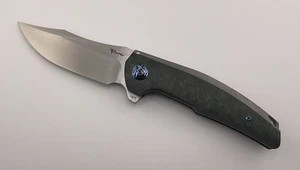 Reate Knives JACK 1.5 Titanio Integrale Giungla Grasso Carbonio Mokuti M398 1 di 16 - Foto 1 di 10
