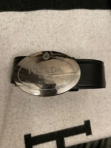 Prada buckle belt men authentic pre owned - Picture 1 of 8