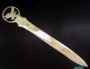 Novelty Sterling Silver Pierced Eagle Letter Opener - Picture 1 of 4