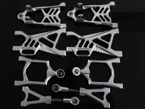 Juego de brazos de suspensión trasera delantera GTB de metal para radiocontrol 1/5 rovan hpi km rv baja 5b ss - Imagen 1 de 14