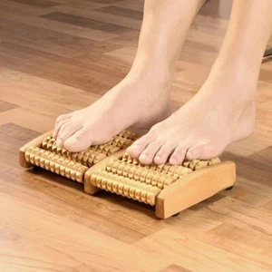 Holz Fußmassagegerät Roller Reflexzonenmassage für Stress Fitness Gesundheit - Bild 1 von 14