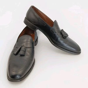 Allen Edmonds Grayson Herren 13 A schwarz Slipper Halbschuh Quaste eleganter Schuh USA - Bild 1 von 14