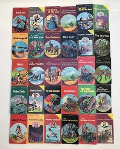Vintage 1984 Pocket Classic Biographies Paperback Comic Book Lot Of 30 - Foto 1 di 11