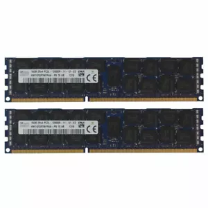 32GB Kit 2X 16GB DELL PRECISION WORKSTATION T5500 T5600 T7500 T7600 Memory Ram - Picture 1 of 1