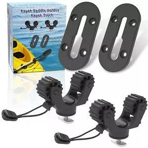 Kayak Paddle Holder with Kayak Gear Track Kayak Fishing Net Holder with Kayak... - Picture 1 of 7
