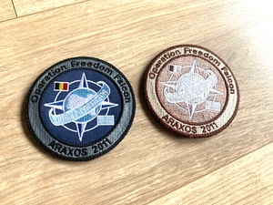 Belgian F-16 2 Patch Operation Freedom Falcon Araxos 2011 - Photo 1/1