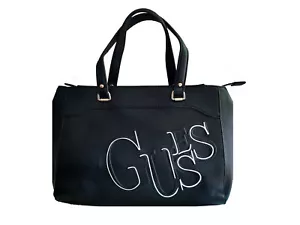 Guess Women Bag Shopper "Abby Satchel" Black #GU612 - Picture 1 of 5