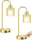 Touch Bedside Lamp,Set of 2 Fully Dimmable Edison Industrial Table Lamps Uk