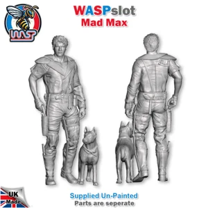 Figuras sin pintar de Mad Max y perro avispa escala 1:18 - Imagen 1 de 1