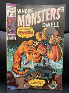 WHERE MONSTERS WHERE #10 Vintage Marvel Horror Juli 1971 - Bild 1 von 3