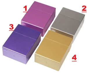COOL 30 Kingsize Zigarettenbox ohne Steg / Kunststoff metallic - Bild 1 von 5
