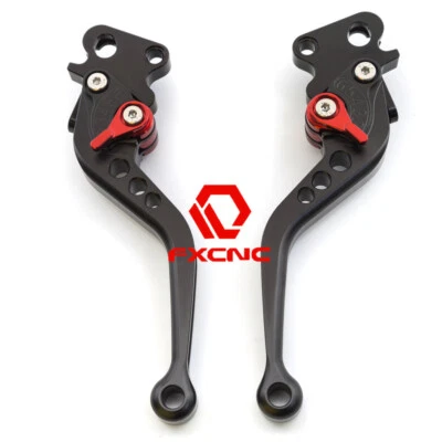 Palancas de embrague de freno CNC para Husqvarna Svartpilen 401 2018 2019-2020 cortas negras Foto 1 de 4