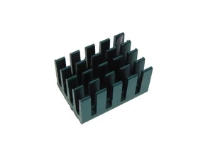 20*14*11mm Heat Sink - Green Anodized - Square Pin Fins - Pack of 5 - Picture 1 of 1