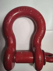 Crosby 1018605, 1-3/8", G-209, 13-1/2 Ton, Screw Pin Anchor Shackle - Picture 1 of 22