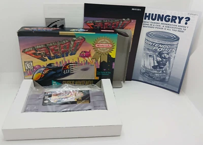 F-Zero • Super Nintendo SNES • Complete, CIB, Box, Instruction Manual, & Inserts - Image 1 of 4