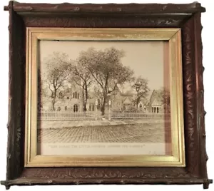 Antiker Druck LITTLE CHURCH AROUND THE CORNER, NYC, signiert von Joseph Jefferson - Bild 1 von 11