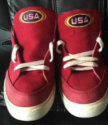 Nike EE. UU. 1996 Equipo Olímpico Vintage Rojo (US 7) Hecho en Tailandia Foto 1 de 4