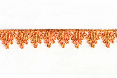 Unotrim 5/8" Oro Azul Amarillo Lila Verde Gris Dorado Rojo Bordado por Yarda Foto 1 de 4