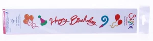 Sizzix Sizzlits Happy Birthday - 654469 - Brandneu - Kostenloser Versand - Bild 1 von 1