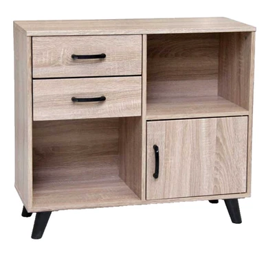 MOBILETTO SALVASPAZIO MODERNO BASSO LIBRERIA CASSETTIERA ARMADIETTO h70*80*30cm - Immagine 1 di 4