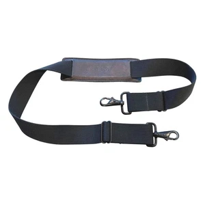 Correa de hombro ajustable de nailon negra Tumi almohadilla de cuero de repuesto cierres giratorios - Imagen 1 de 6