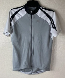 Giordana FRC Pro Jersey Sage Grey, White, And Black Medium -3-48 Full Zip Up - Picture 1 of 15