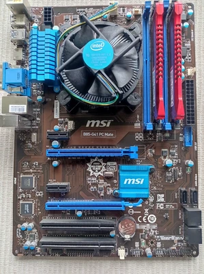 Computer Mainbord msi B85-G41 PC Mate - Bild 1 von 4