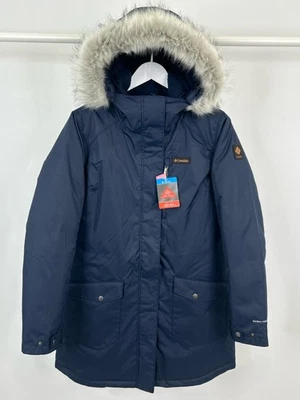COLUMBIA NWT $230 Size XL Navy Women Suttle Mountain Long Insulated Jacket - Image 1 of 4
