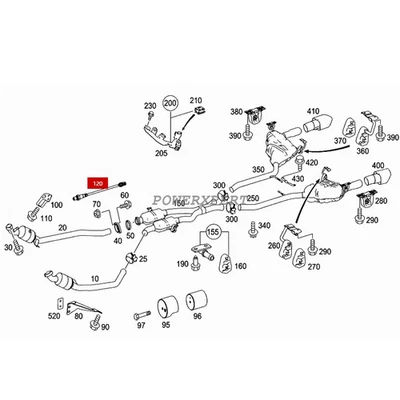 A0035427018 OEM Bosch Upstream Oxygen Sensor for Mercedes SLK280 SLK300 SLK350 Foto 1 de 4