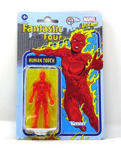 Marvel Legends Retro Carded Human Torch Action Figure 3.75 inch - Picture 1 of 2