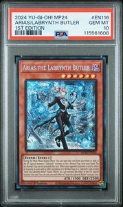 2024 Yu-Gi-Oh Arias the Labyrinth Butler MP24-EN116 Prismatic PSA 10 (25 de agosto) - Imagen 1 de 2