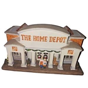 The Home Depot Cerámica Navidad Pueblo Tienda Iluminada Edificio Decoración - Con Cable - Imagen 1 de 7