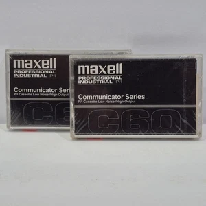 Maxell Professional Industrial Communicator Series C60 2 Kassetten *NEU - Bild 1 von 4