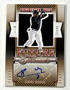 2015 PANINI ELITE EXTRA AUTO KETEL MARTE SIGNED ROOKIE RC GAME USED JERSEY /49 - Picture 1 of 2