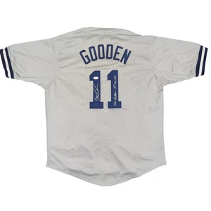 New York Yankees #11 Dwight "Doc" Gooden Autogramm Trikot JSA Authenticated - Bild 1 von 8