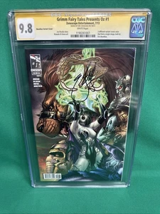 Grimm Fairy Tales presents Oz #1 C Cover Basaldua Witch CGC 9.8 Signature E.Bas - Picture 1 of 9