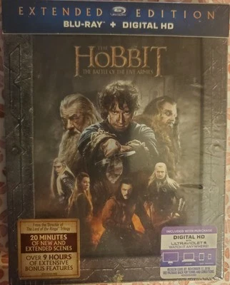 The Hobbit: the Battle of the Five Armies (Extended Edition) (Blu-ray, 2014) - Image 1 of 2