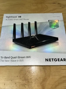 Netgear Nighthawk X8 AC5300 R8500TriBand  WiFi Router+AC1900WiFi Extender Ex7000 - Picture 1 of 6