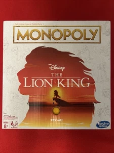 Disney El Rey León Monopoly Juego de Mesa Familiar Interactivo Precintado en su Interior - Imagen 1 de 2