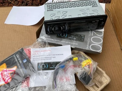 BOSS AUDIO 612UA Multimedia Car Stereo-Single DIN NO CD DVD Player MP3 - Image 1 of 2