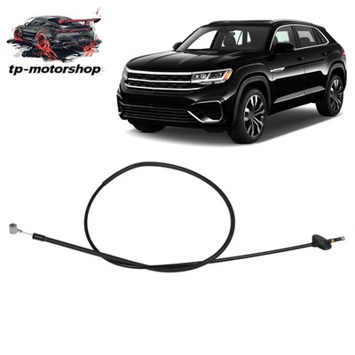New Fit For 2020 2021 2022 2023 Volkswagen Atlas Hood Release Cable 3CM-823-535 Foto 1 de 4