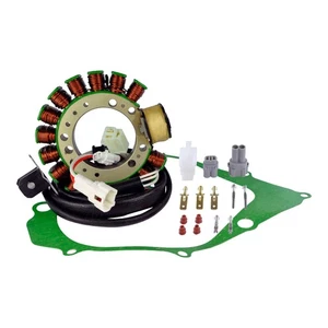 Stator + Crankcase Cover Gasket For Yamaha YFM 400 Kodiak 1993 1994 1995 1996 - Picture 1 of 9