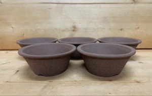 Bonsai Japonés Tokoname Juego Redondo de 5 Dia.11.5cm Altura 5cm Sin Usar Japón - Imagen 1 de 7