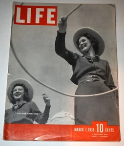 Vintage LIFE Magazine - March 7, 1938 Texas High-School Girls, Nazi Appeasement - Picture 1 of 8