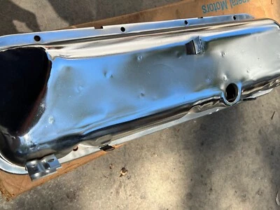 1967-68   Nos NEW IN BOX left hand  big black Corvette, Chevelle valve cover GM - Image 1 of 4