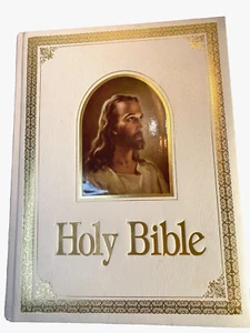 Bibel King James Version groß 1971 altes & neues Testament illustriert - Bild 1 von 15
