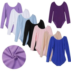 Mädchen Bodysuit Ausbildung Overall Yoga Trikot Dehnbar Uniform Sport Kostüm - Bild 1 von 84