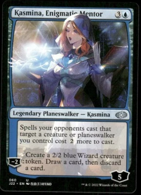 1x Kasmina, Enigmatic Mentor - ANIME ART - Jumpstart 2022 NM-Mint - MTG - Image 1 of 2