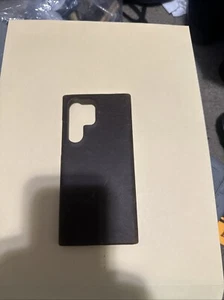 Braune Leder Handyhülle Samsung Galaxy S23 Ultra - Bild 1 von 2